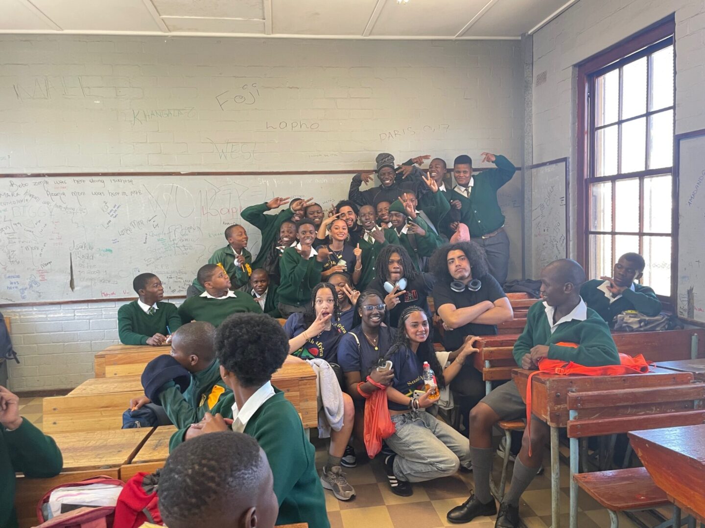 East Side Community High School students visit counterparts in Cape Town